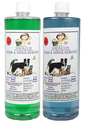 STAIN & ODOUR REMOVER (1 Litre) (Combo Pack of 2) Neem Alovera & Lavender STAIN & ODOUR REMOVER (1 Litre) (Combo Pack of 2) Neem Alovera & Lavender