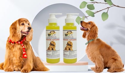 SWACCH Premium Shampoo for Cocker Spaniel (200ML) (Pack of 2) Lemon