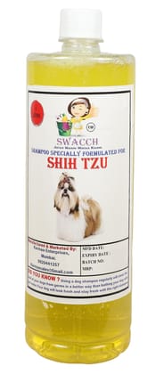 Swacch Shampoo Specially Formulated for Shih TZU (1 Litre) Lemon