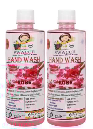 HANDWASH 500ML(PACK OF 1) (ROSE, PACK OF 2)