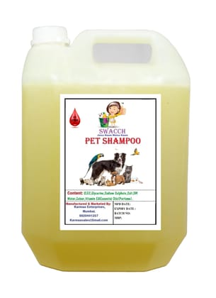 SWACCH PET Shampoo (10 Litre) Lemon