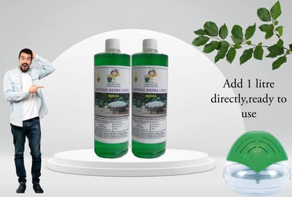 Swacch Diffuser Aroma Liquid (1 Litre) (Pack of 2) Mogra