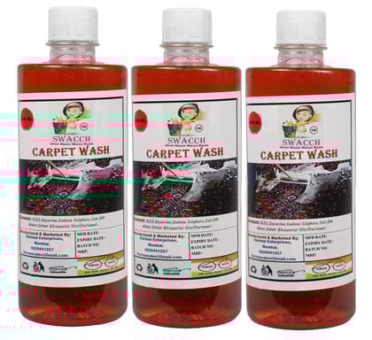 Swacch Carpet Wash (500ml) (Pack of 3) Lemon