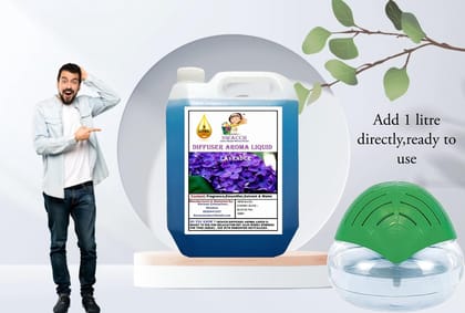 Swacch Diffuser Aroma Liquid (Ready to use) (5 Litre) Lavender