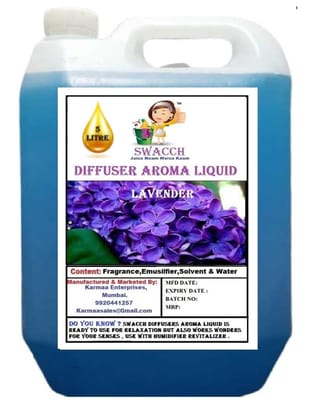 Swacch Diffuser Aroma Liquid (Ready to use) (5 Litre) Lavender