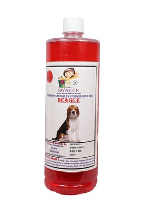 Swacch Shampoo Specially Formulated for Beagle (1 Litre) Strawberry