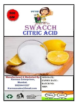 Swacch Citric Acid 500GM