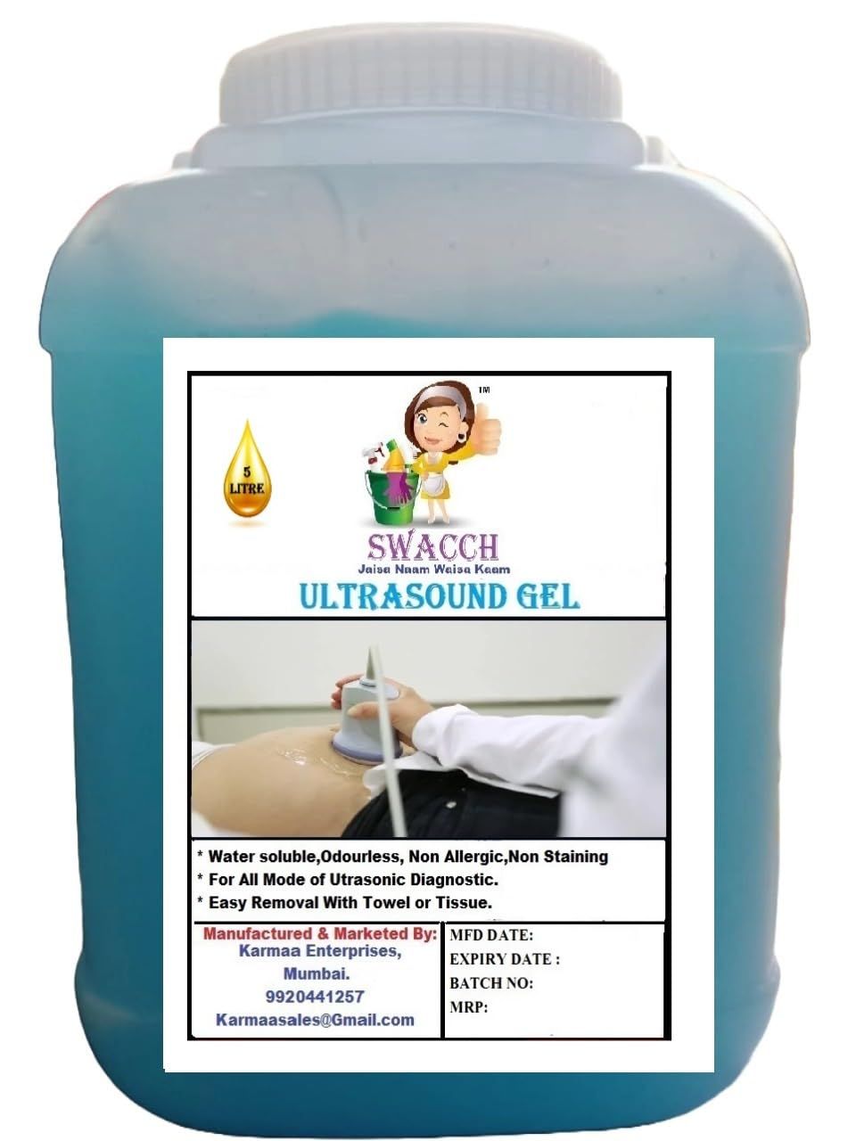 Ultrasound Gel (5 litre)