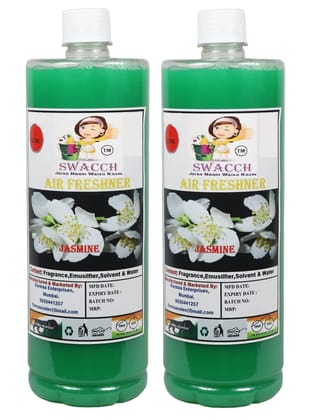 Swacch AIR FRESHNER (1 Litre) (Pack of 2) Jasmine