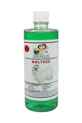 Swacch Shampoo Specially Formulated for Maltese (500ml) Neem Alovera
