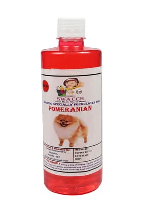 Swacch Shampoo Specially Formulated for Pomeranian (500ml) Jasmine