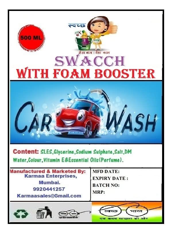 SWACCH BIKE WASH LIQUID 500ML (PACK OF 2)