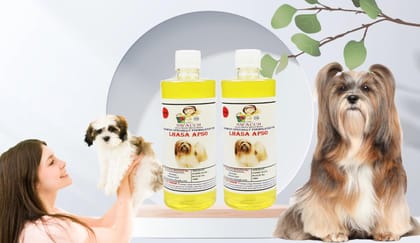 Swacch Shampoo Specially Formulated for Lhasa APSO (500ML) (Combo Pack of 2) Lemon