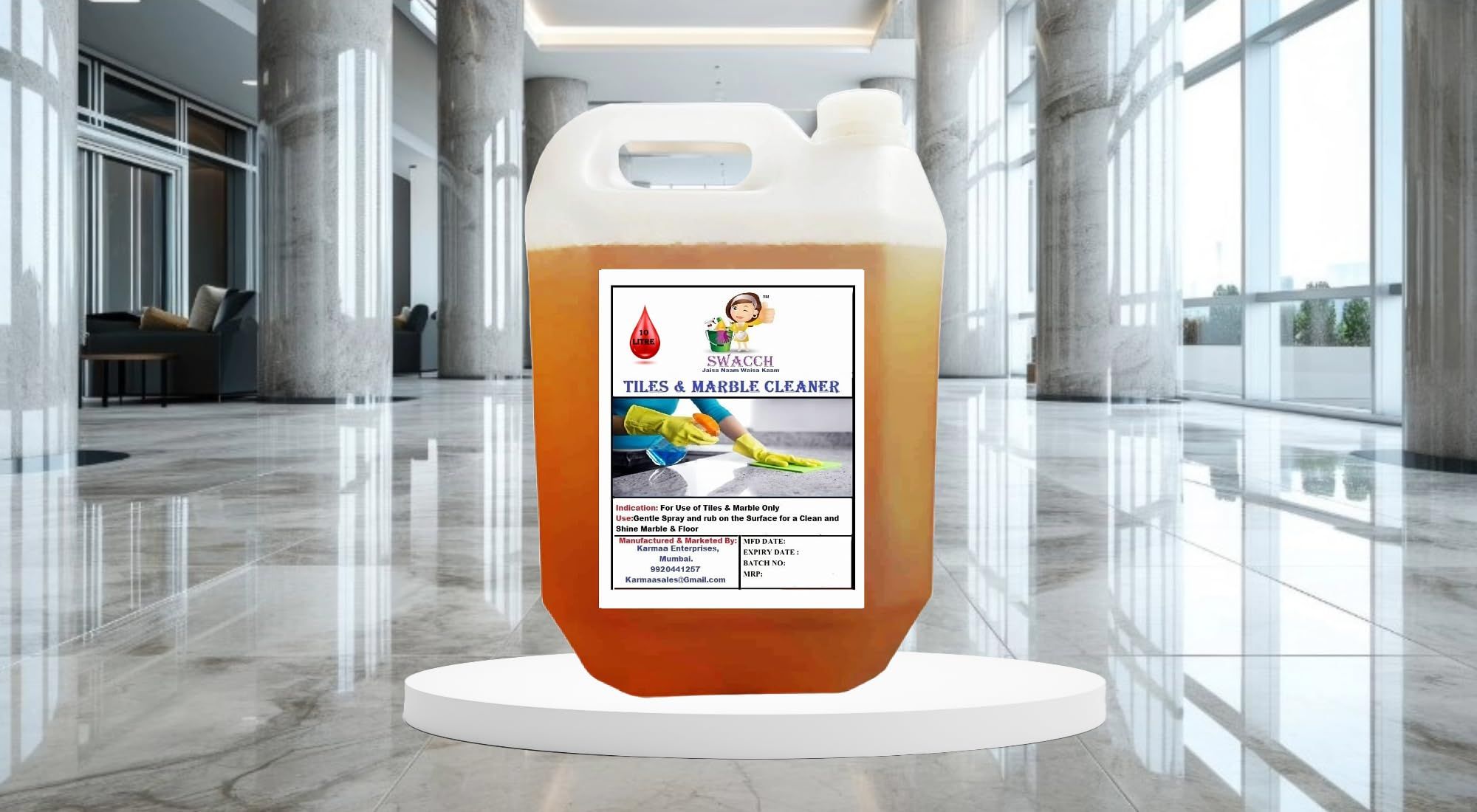 Swacch Tiles & Marble Cleaner (10 litre)
