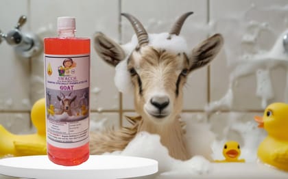 Swacch Shampoo Specially Formulated for Goat (1 Litre) Jasmine