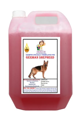 Swacch Shampoo Specially Formulated for German Shepherd (5 Litre) Jasmine