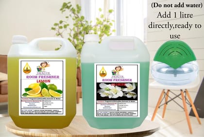 Swacch Room Freshner (5 Litre) (Pack of 2) Lemon & Jasmine
