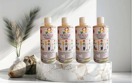 Swacch White Phenyl (500ml) (Pack of 4) CAMPHOR Swacch White Phenyl (500ml) (Pack of 4) CAMPHOR