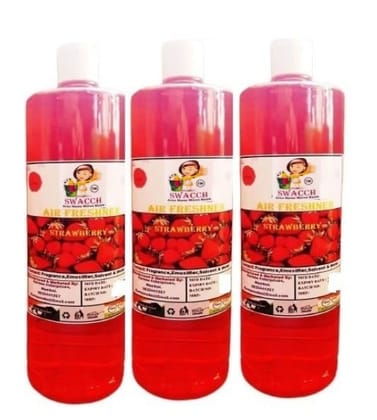 Swacch AIR FRESHNER (1 Litre) (Pack of 3) Strawberry