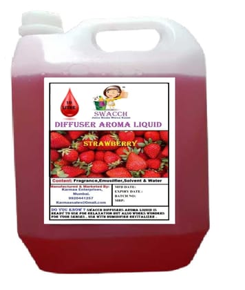 Swacch Diffuser Aroma Liquid (10 Litre) strawberry