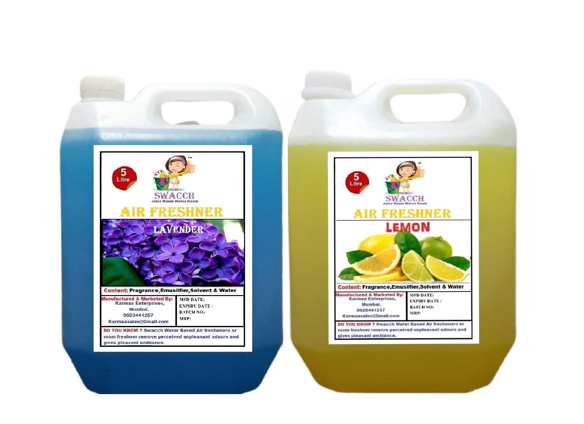 Swacch Air Freshner (5 Litre) (Pack of 2) Lavender & Lemon