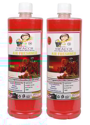 Swacch Air Freshner (1 Litre) (Pack of 2) Rose