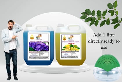 Swacch Diffuser Aroma Liquid (5 Litre) (pack of 2) lavender & Lemon Swacch Diffuser Aroma Liquid (5 Litre) (pack of 2) lavender & Lemon