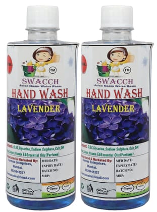 Swacch Hand Wash (500ml) (Pack of 2) Lavender