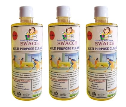 Swacch Multipurpose Cleaner 500ML (PACK OF 3)