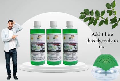 Swacch Diffuser Aroma Liquid (500ml) (Pack of 3) Jasmine