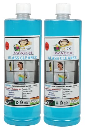 Swacch Glass Cleaner (1 Litre) (Pack of 2)