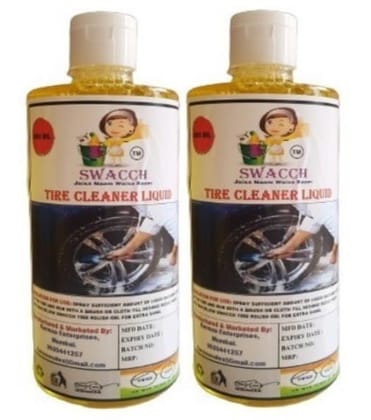 Swacch TIRE CLEANER LIQUID (500ml) (Pack of 2)