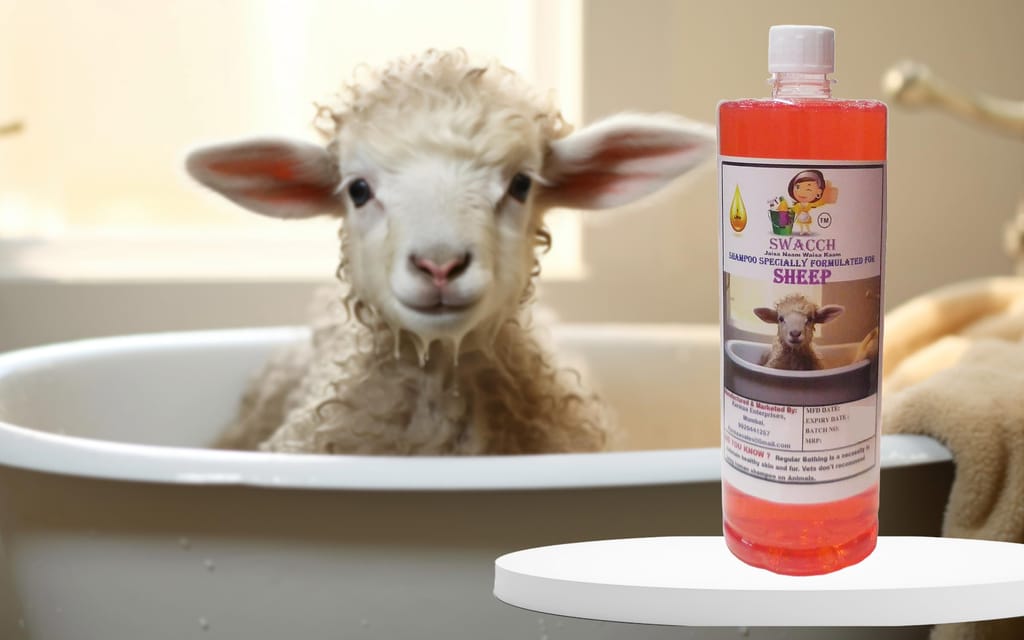 Swacch Shampoo Specially Formulated for Sheep (1 Litre) Strawberry