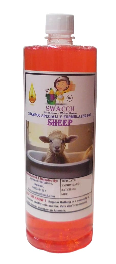 Swacch Shampoo Specially Formulated for Sheep (1 Litre) Strawberry