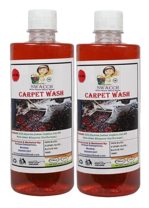 Swacch Carpet Wash (500ml) (Pack of 2) Lemon