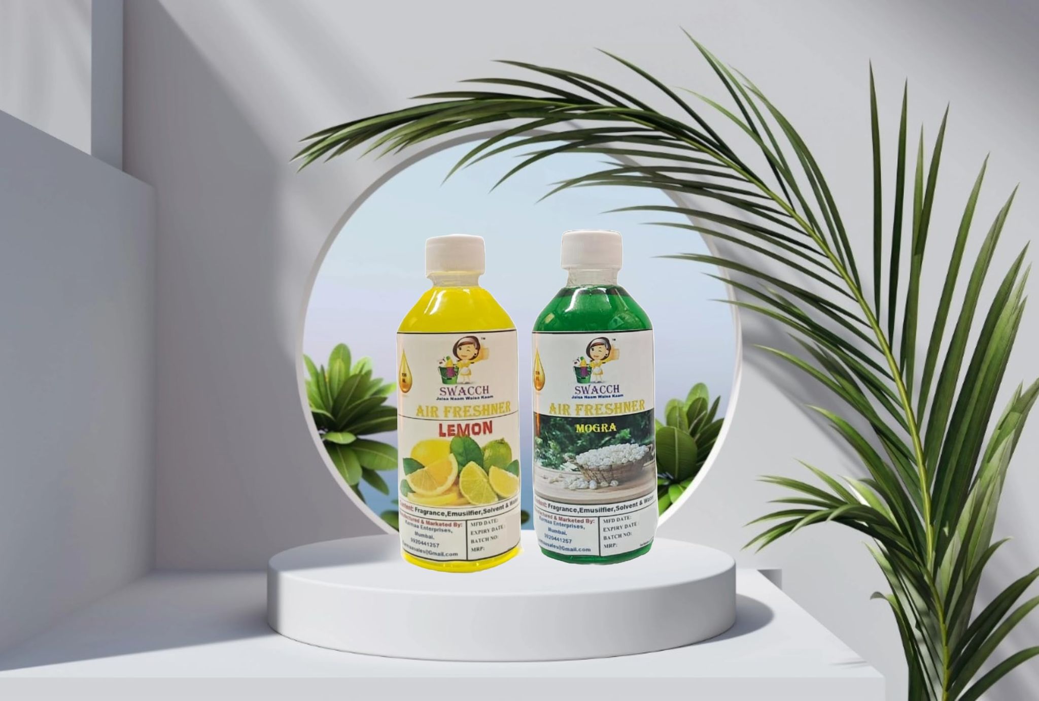 Swacch Air Freshner (200ml) (Combo Pack of 2) Lemon & Mogra