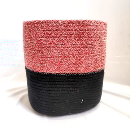 Cotton Utility Basket, indoor planter, dry dustbin, storage basket