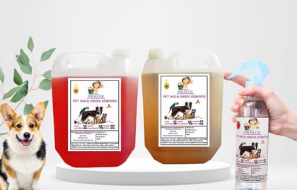 Swacch PET Aqua Odour Remover (5 Litre) (Pack of 2) Jasmine & Lavender