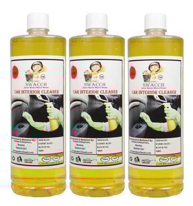 Swacch Car Interior Cleaner (1 Litre) (Pack of 3)