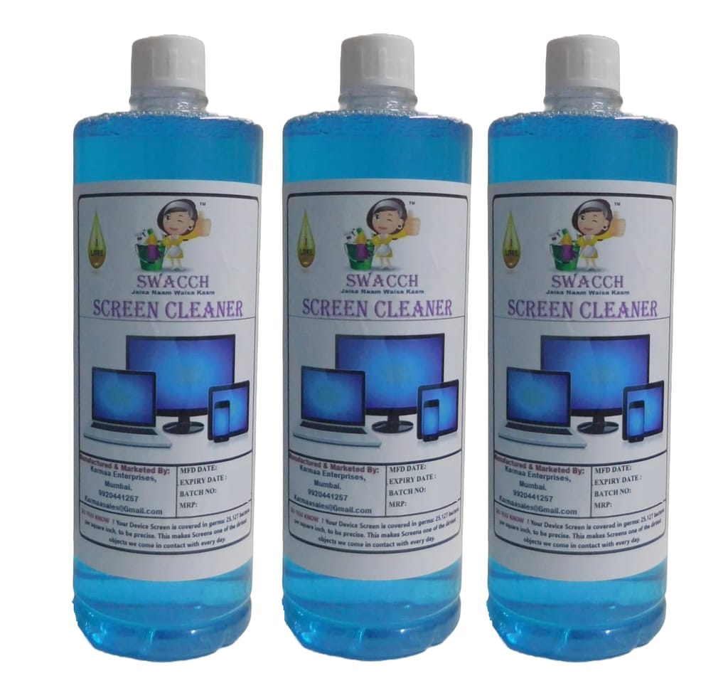 Swacch Screen Cleaner (1 Litre) (Pack of 3)