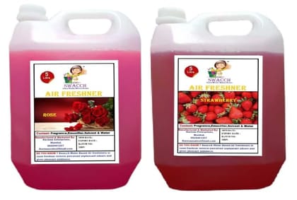 Swacch Air Freshner (5 Litre) (Pack of 2) Rose & Strawberry