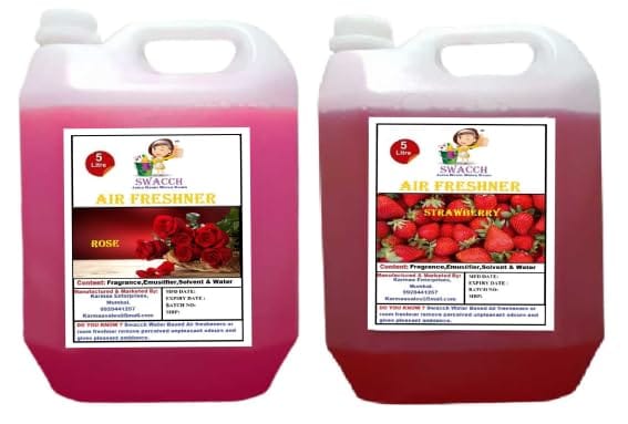 Swacch Air Freshner (5 Litre) (Pack of 2) Rose & Strawberry