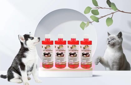 PET Shampoo 500ML (Pack of 4)