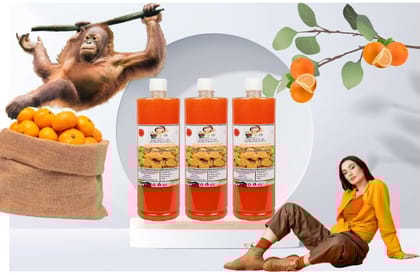 Swacch AIR FRESHNER (1 Litre) (Pack of 3) Orange