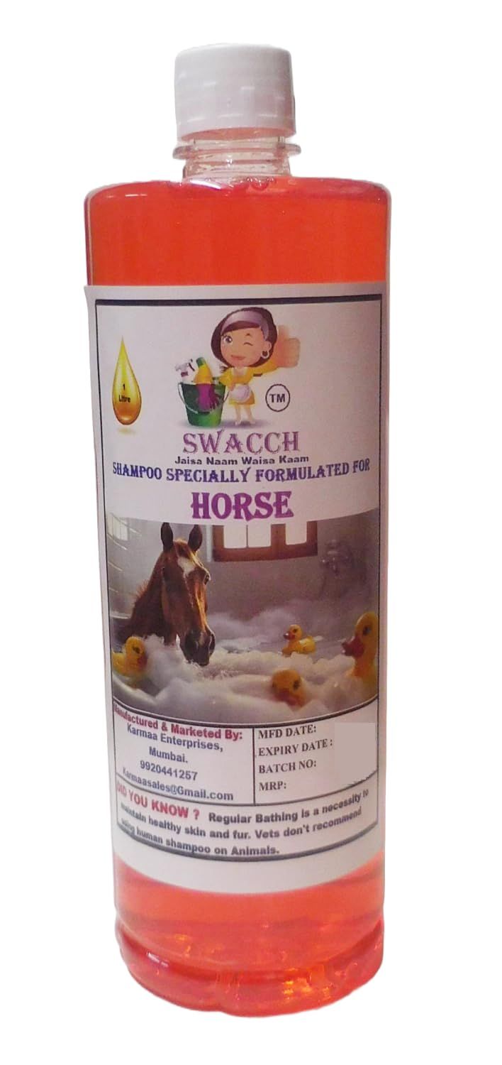 Swacch Shampoo Specially Formulated for Horse (1 Litre) Strawberry