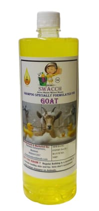 Swacch Shampoo Specially Formulated for Goat (1 Litre) Lemon