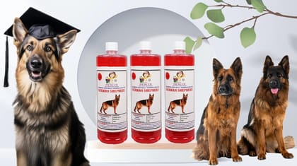 Swacch Shampoo Specially Formulated for German Shepherd (1 Litre) (Pack of 3) Strawberry