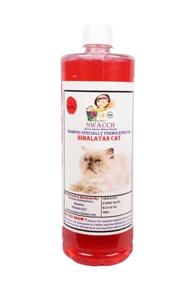 Swacch Shampoo Specially Formulated for Himalayan Cat (1 Litre) Jasmine