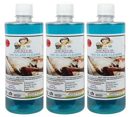 Swacch CAR GLASS CLEANER (500ml) (Pack of 3) Swacch CAR GLASS CLEANER (500ml) (Pack of 3)
