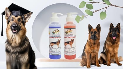 SWACCH Premium Shampoo for German Shepherd (200ML) (Combo Pack of 2) Lavender & Jasmine
